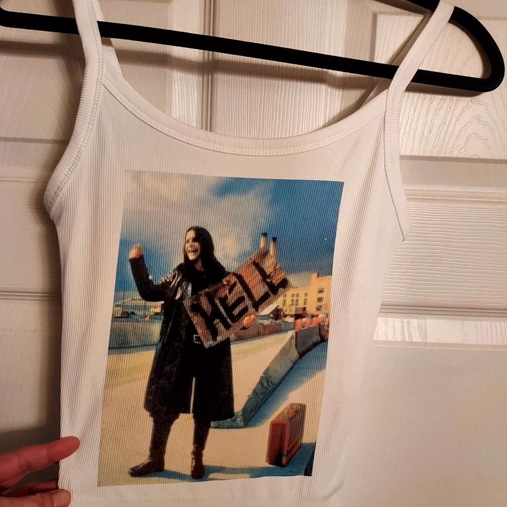 Ozzy Hitchhiking To Hell Shirt Ozzy Osbourne Tank Top Ozzy Crop Top Black Sabbat